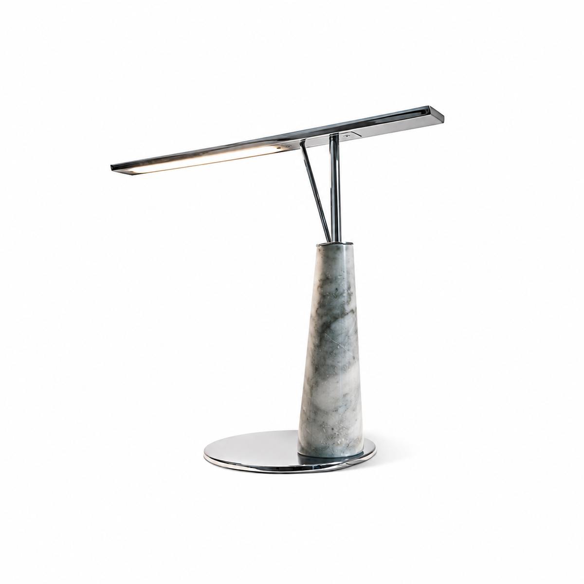 Jasper Table Lamp by Tavilume - marble medium table lamp, view 1