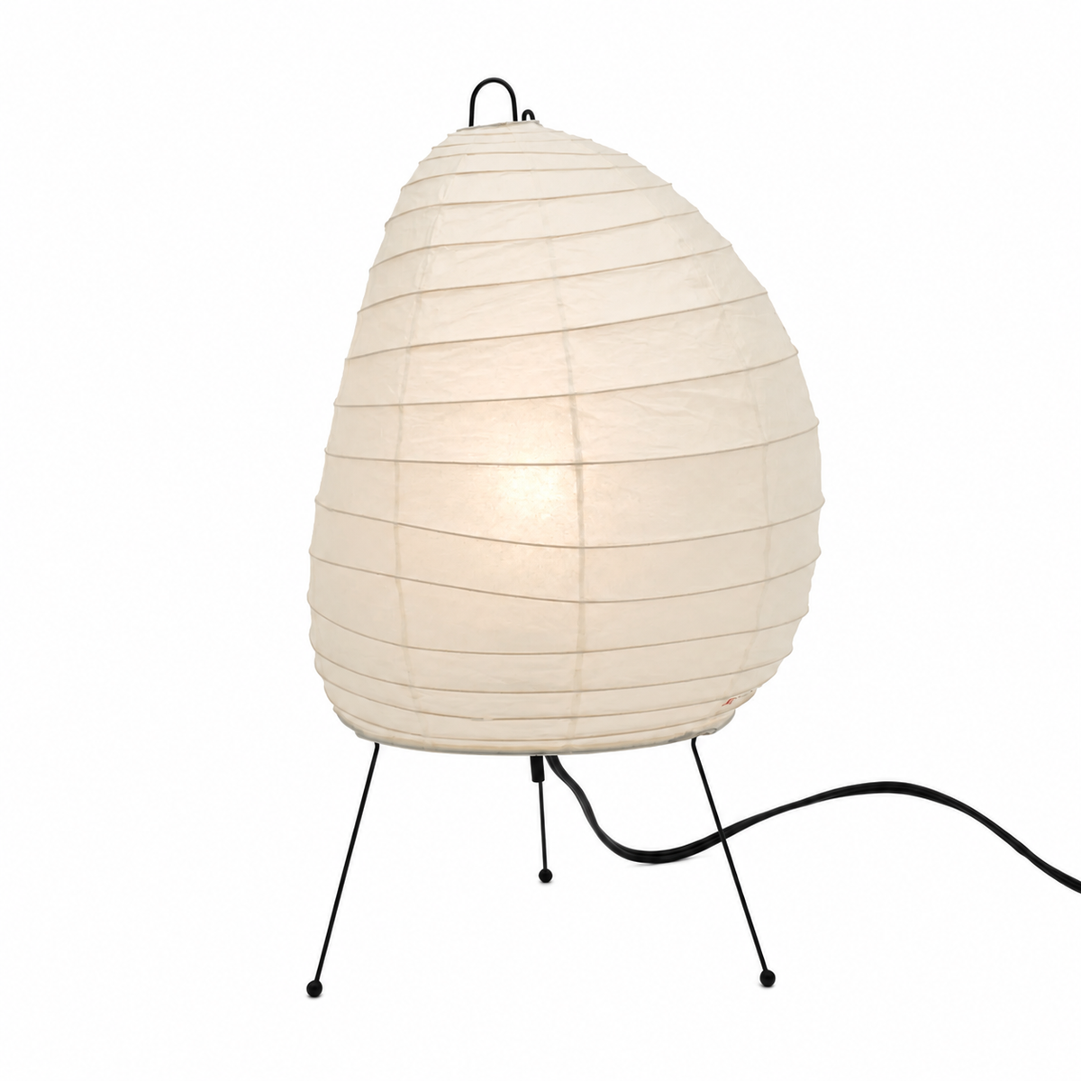 Komi Paper Table Lamp by Tavilume - iron medium table lamp, view 1