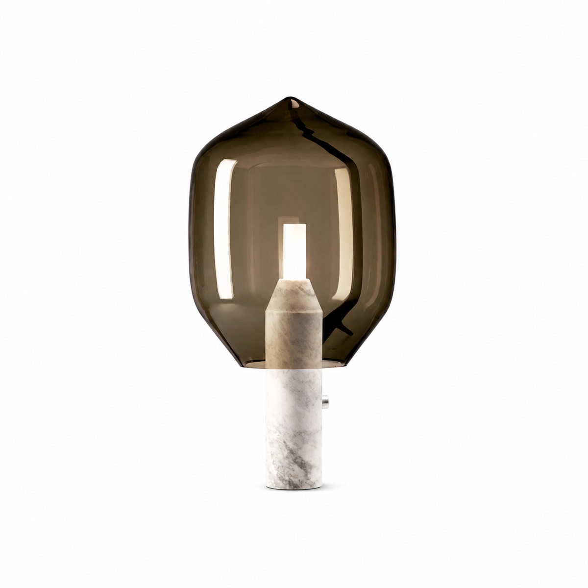 Lighthouse Table Lamp by Tavilume - marble medium table lamp, view 1