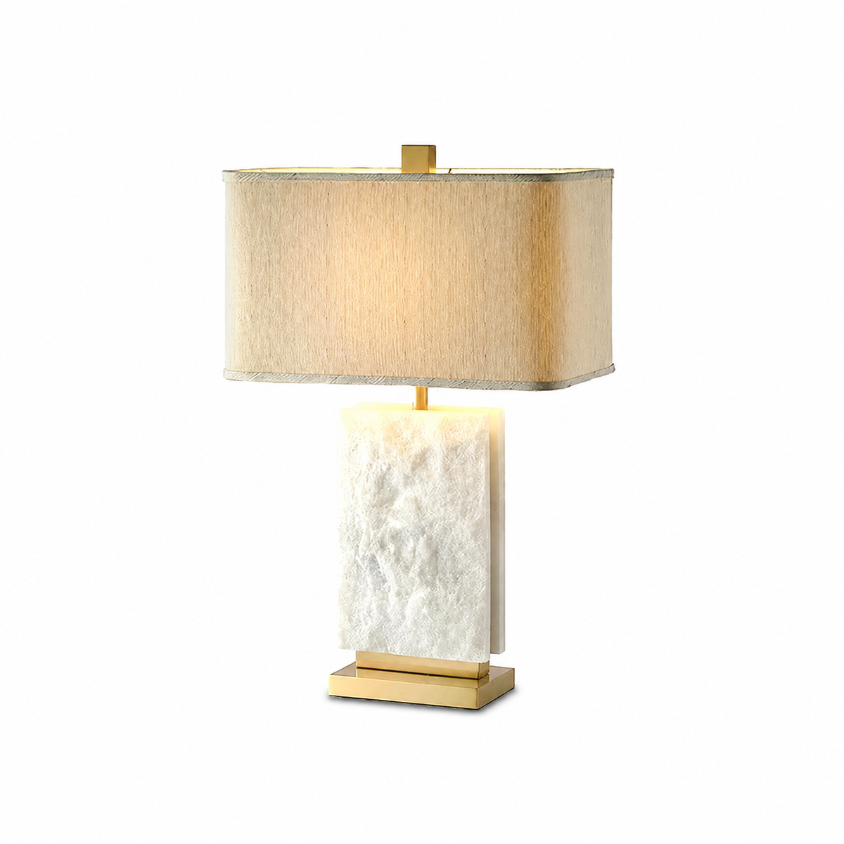 Marbi Table Lamp by Tavilume - marble large table lamp, view 1