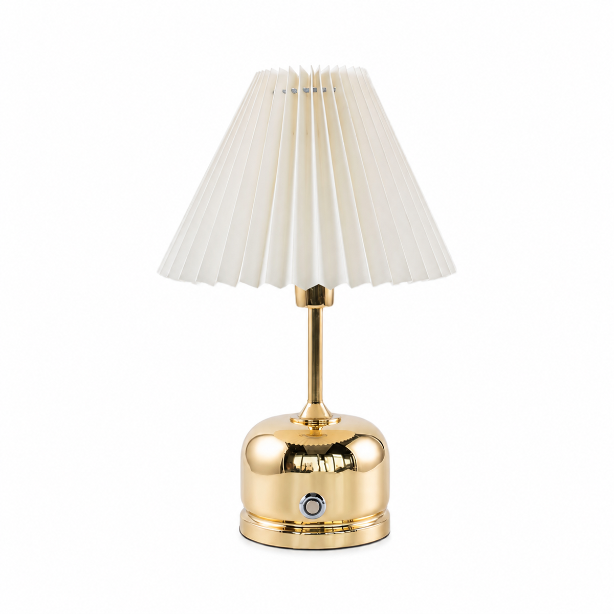 Metal Antique Table Lamp by Tavilume - fabric small table lamp, view 1