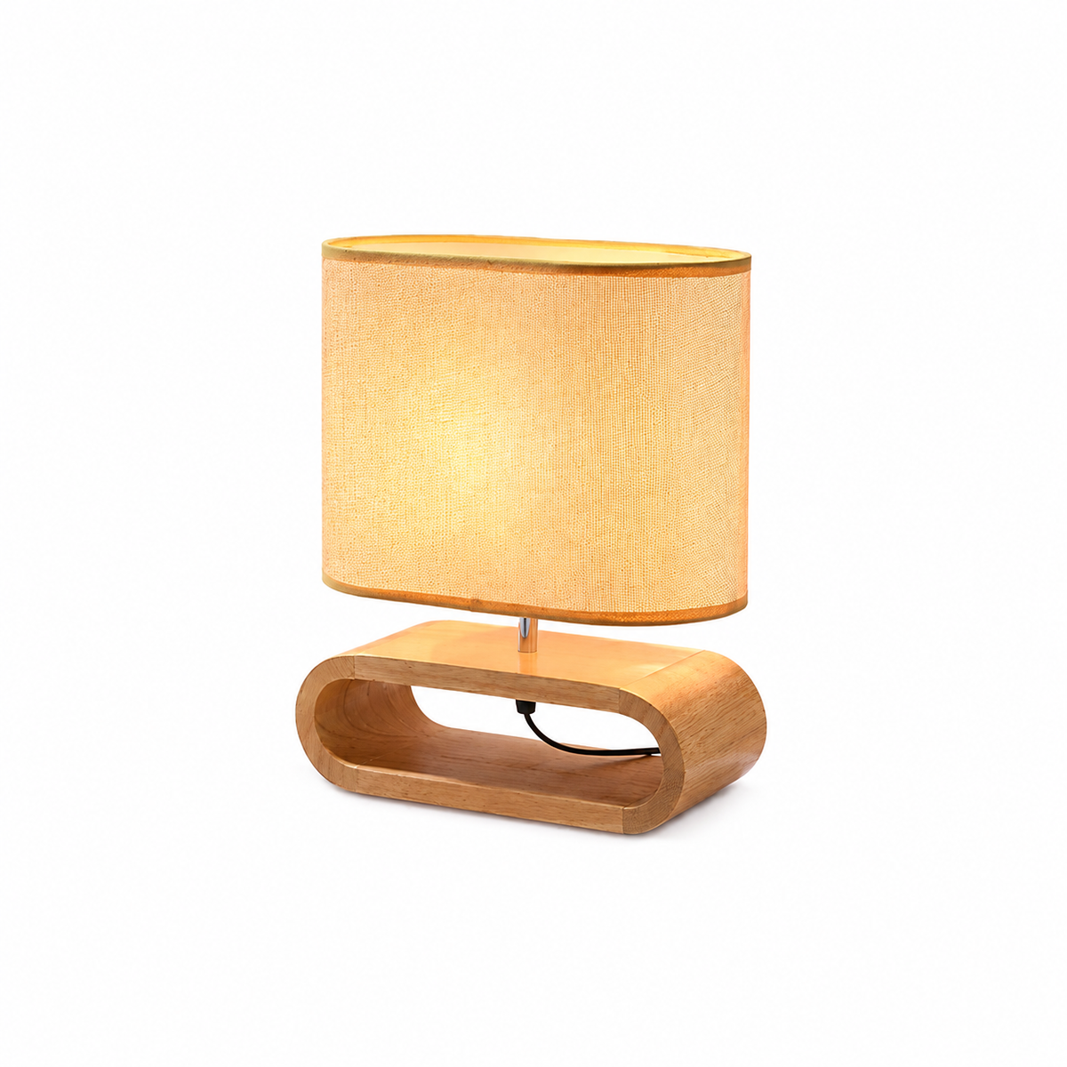 Moti Wood Table Lamp by Tavilume - wood small table lamp, view 1