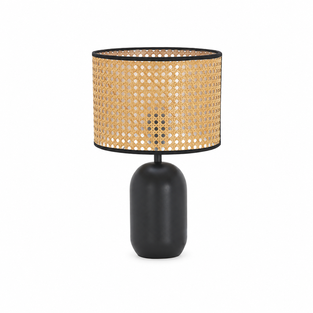 Nico Table Lamp by Tavilume - bamboo medium table lamp, view 1