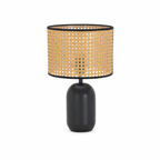 Nico Table Lamp by Tavilume - bamboo medium table lamp, view 1
