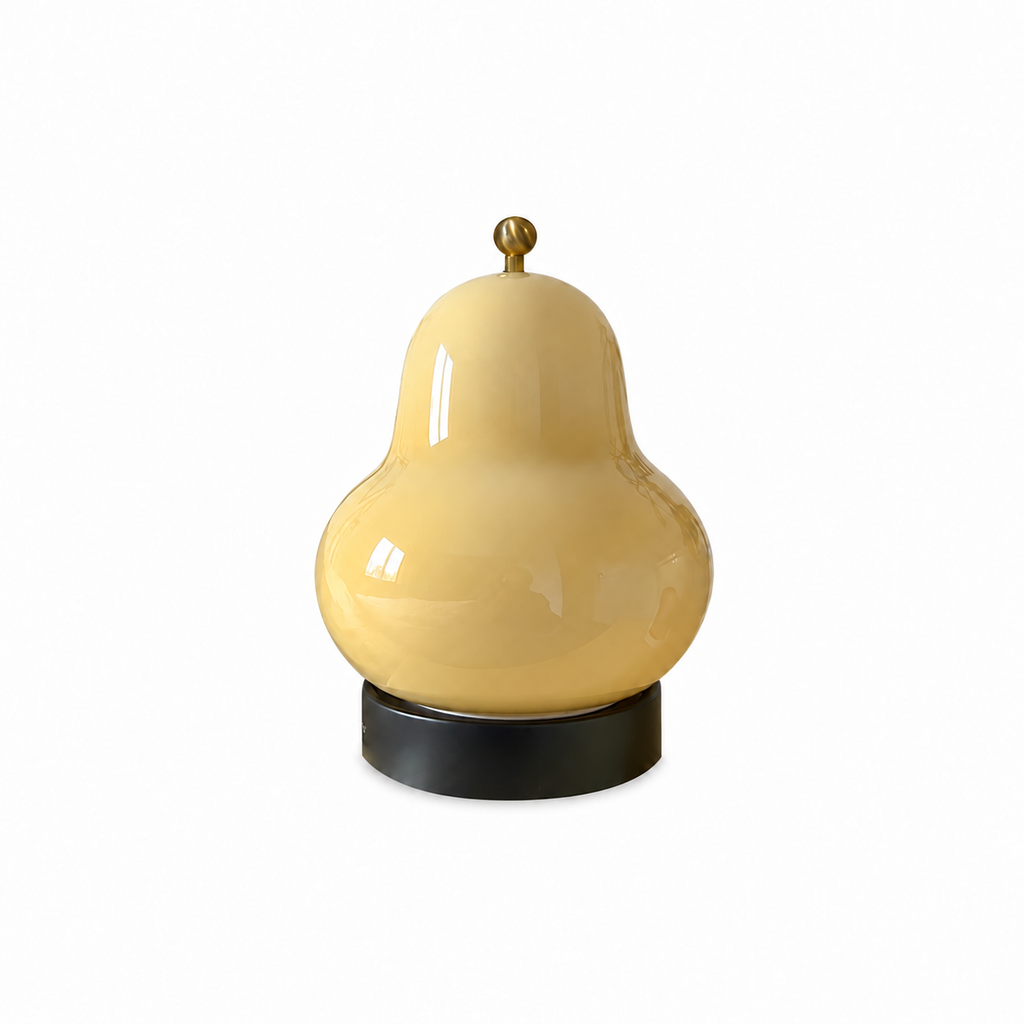 Pear USB-Powered Table Lamp by Tavilume - glass small table lamp, view 1