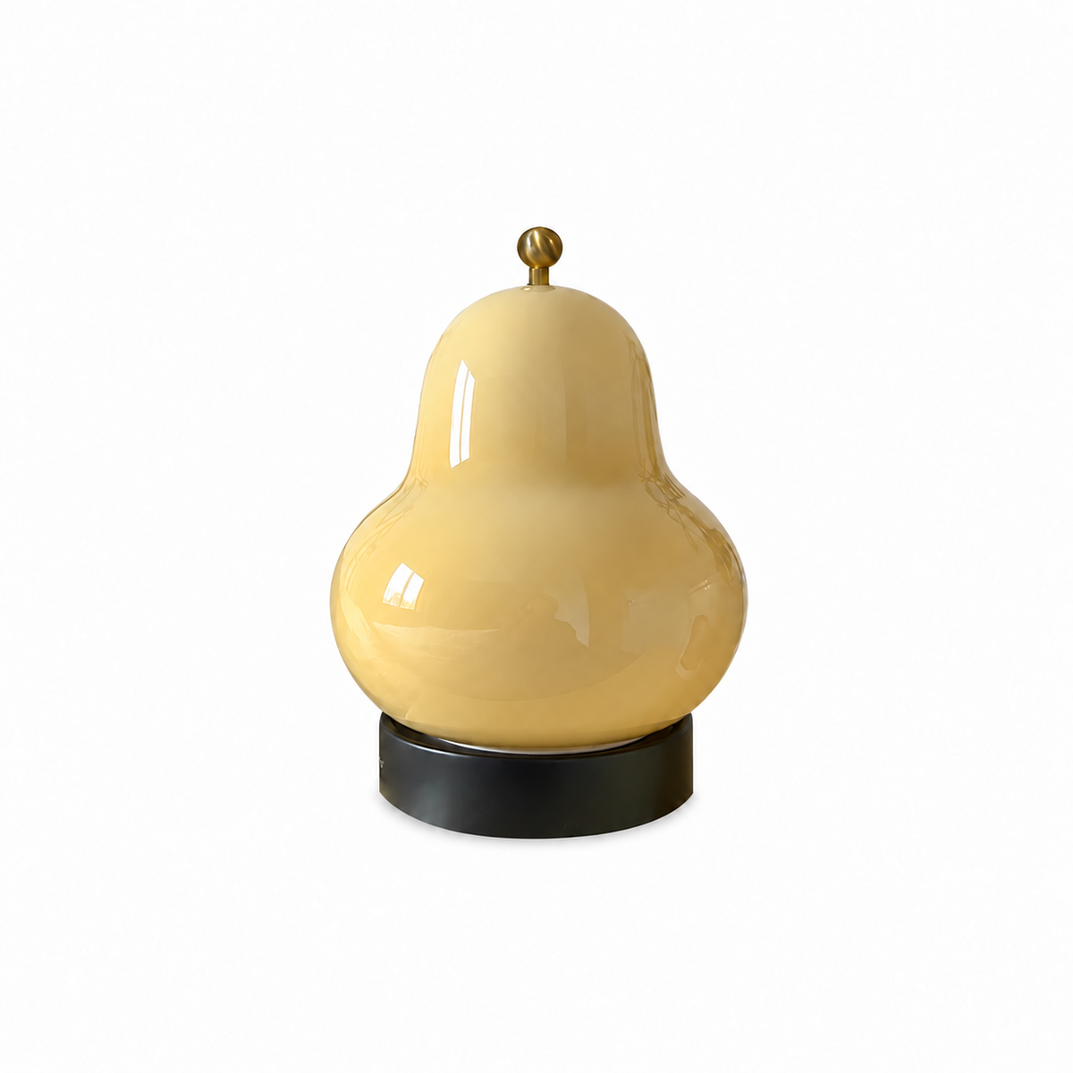 Pear USB-Powered Table Lamp by Tavilume - glass small table lamp, view 1