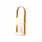Portable Glass Corded Table Lamp by Tavilume - glass medium table lamp, view 1