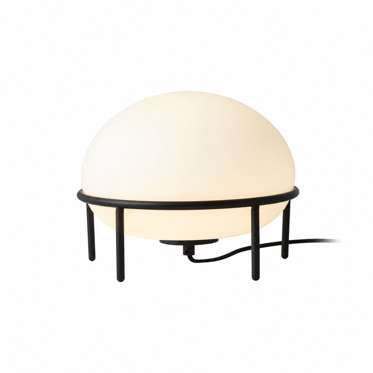 Pump Table Lamp by Tavilume - glass small table lamp, view 1