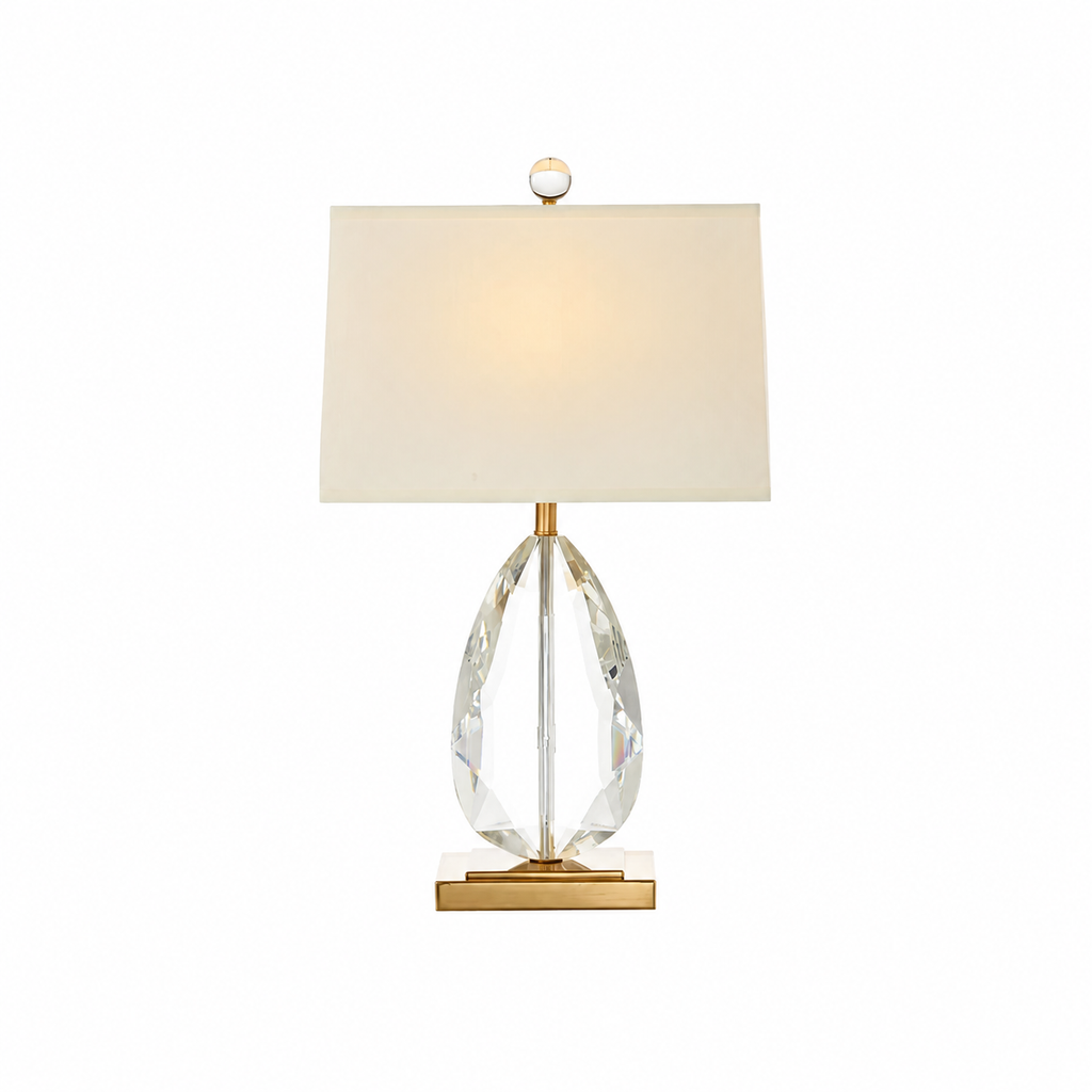 Regal Table Lamp by Tavilume - crystal medium table lamp, view 1