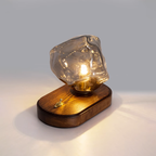 Ice Stone Glass Table Lamp by Tavilume - stone small table lamp, view 3