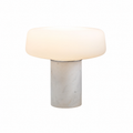 Solid Marble Cylinder Table Lamp by Tavilume - marble small table lamp, view 1