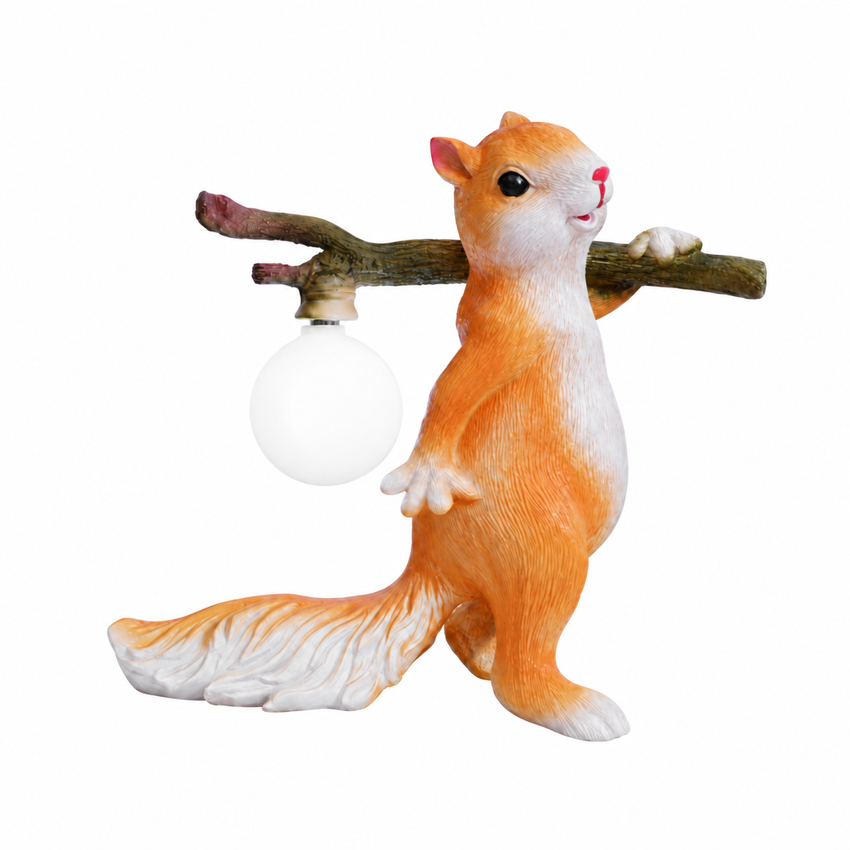 Squirrel Table Lamp by Tavilume - glass small table lamp, view 2