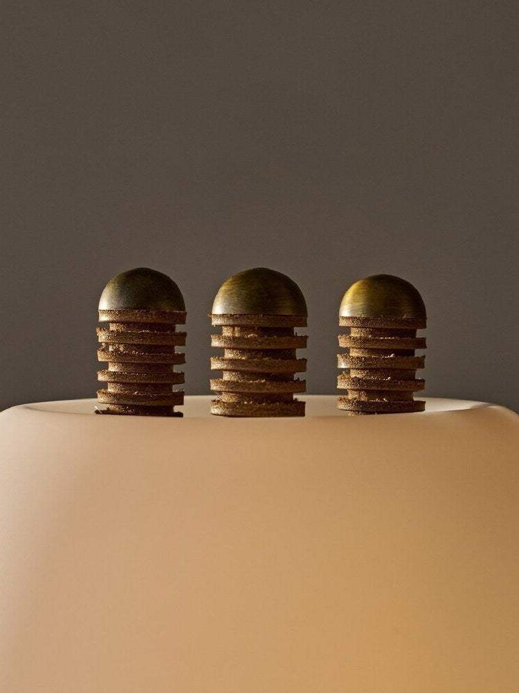 Striata Column Table Lamp by Tavilume - glass medium table lamp, view 2