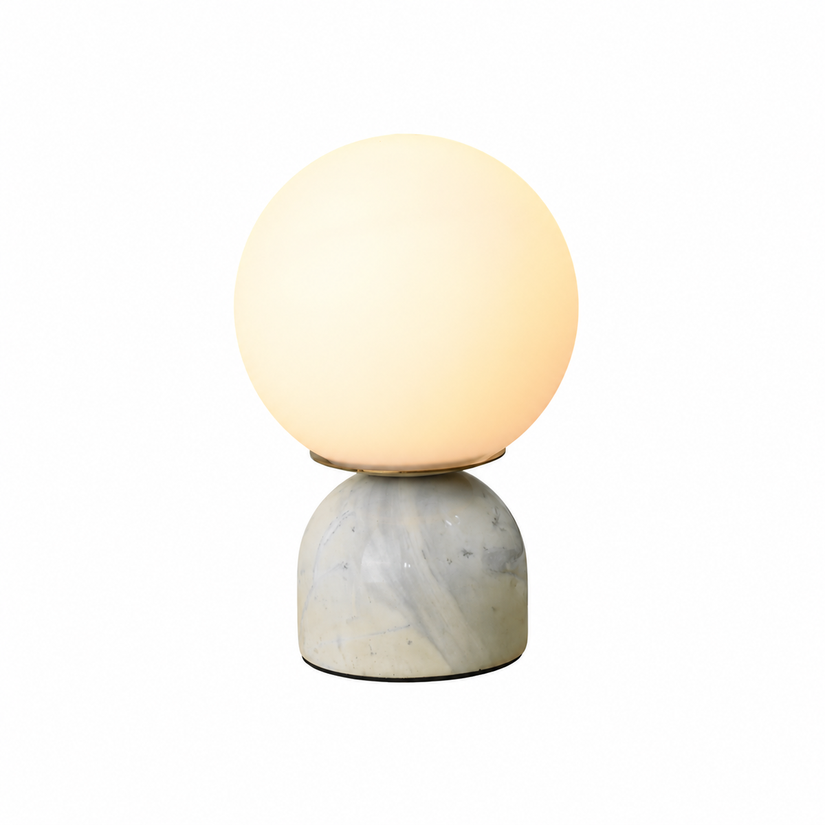 Sylas Marble Table Lamp by Tavilume - marble small table lamp, view 1