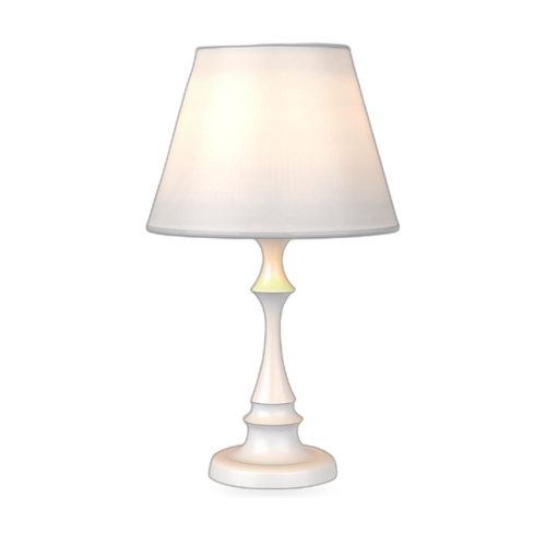 19 inch Contemporary Chess French Table Lamp by Tavilume — white background table lamp product image