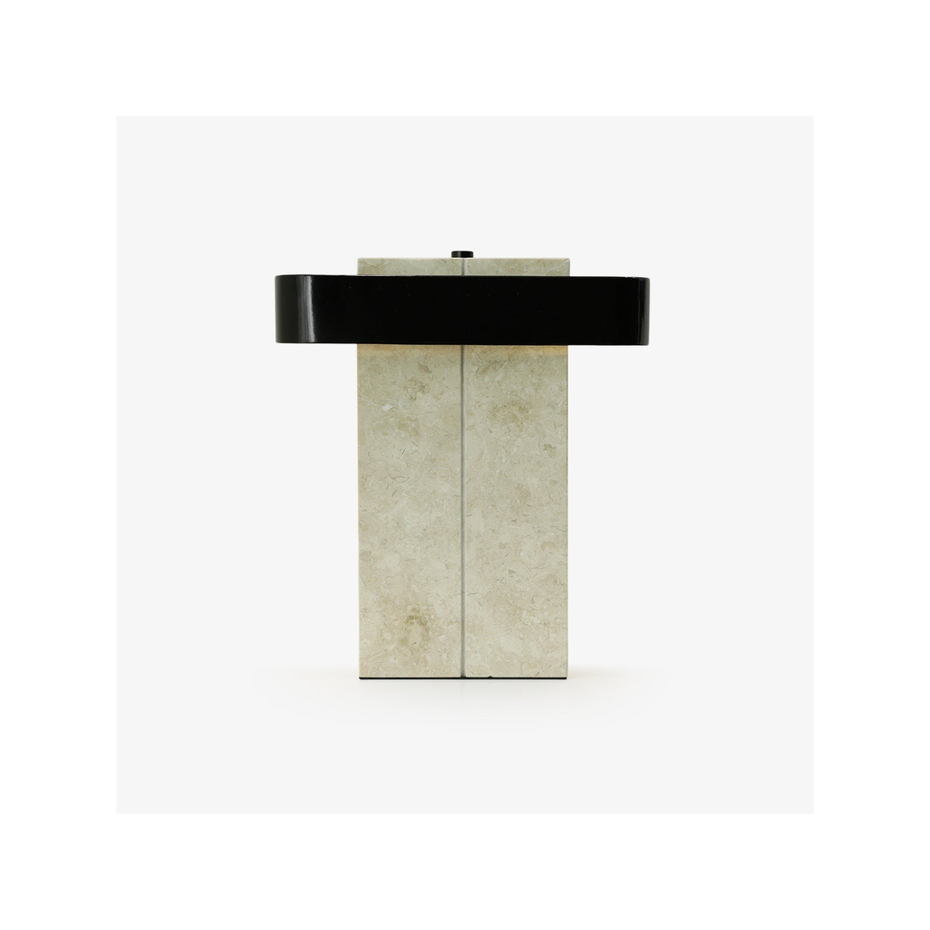 Aurelius Marble Accent Table Lamp by Tavilume — white background table lamp product image