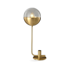Brass Globular Table Lamp by Tavilume — white background table lamp product image