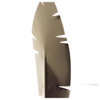 Contemporary Carrara Marble And Italian Leaf Table Lamp by Tavilume — white background table lamp product image