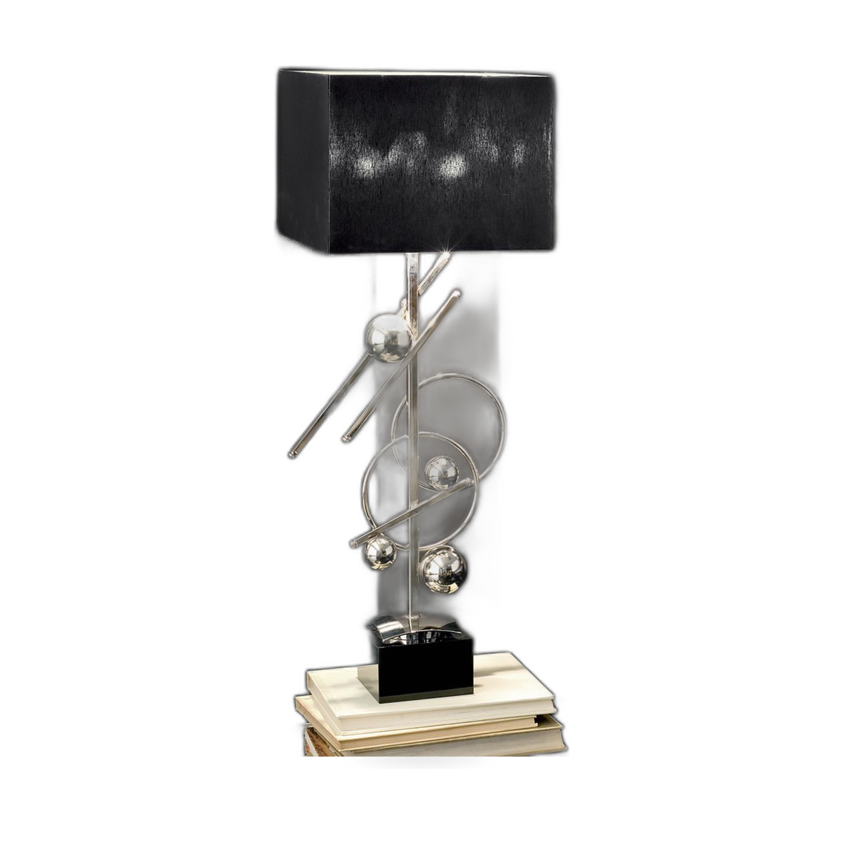 Contemporary Italian Geometric Design Table Lamp by Tavilume — white background table lamp product image