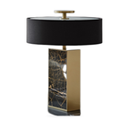 Contemporary Marble Table Lamp by Tavilume — white background table lamp product image