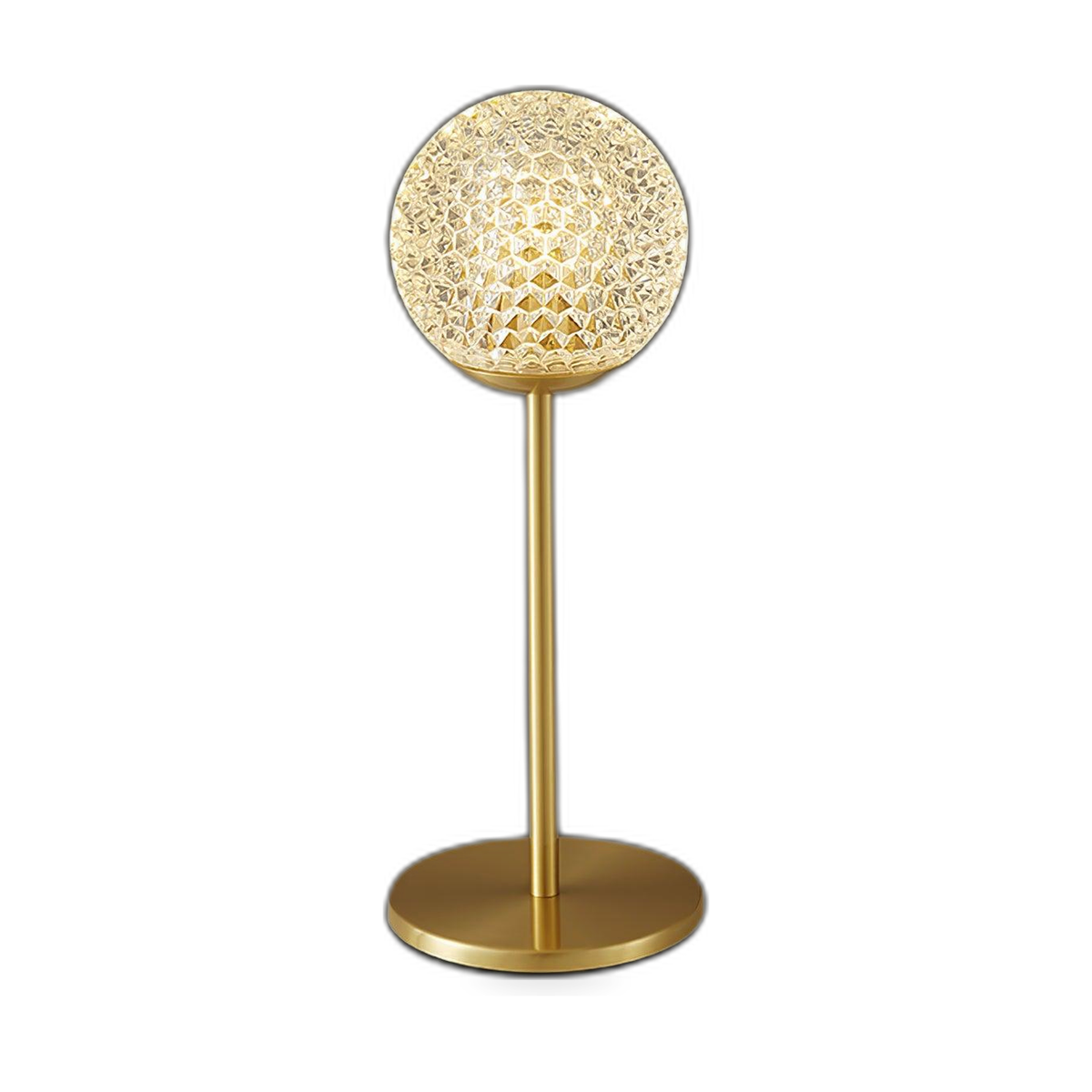 Crystal Tealight Table Lamp by Tavilume — white background table lamp product image