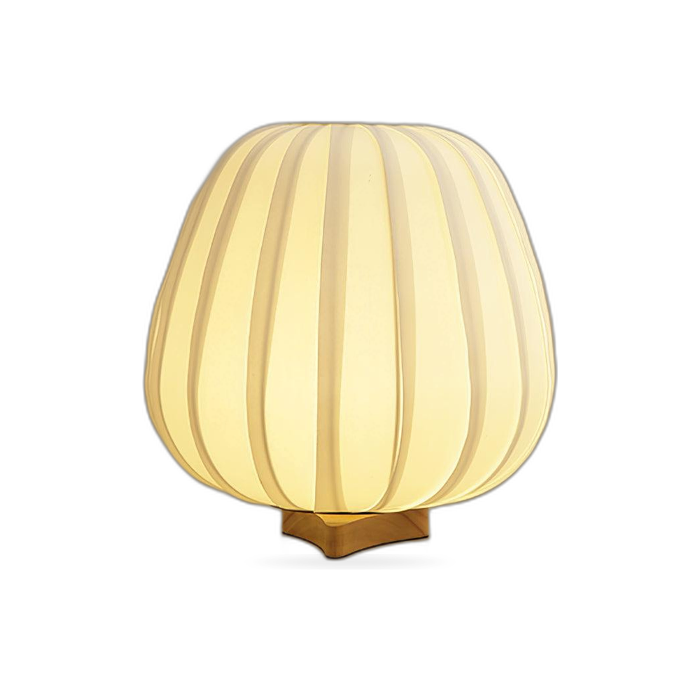 Fabric Clean-Lined Table Lamp by Tavilume — white background table lamp product image
