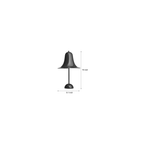 Polished Iron LED Nordic Portable Hat Table Lamp by Tavilume — white background table lamp product image