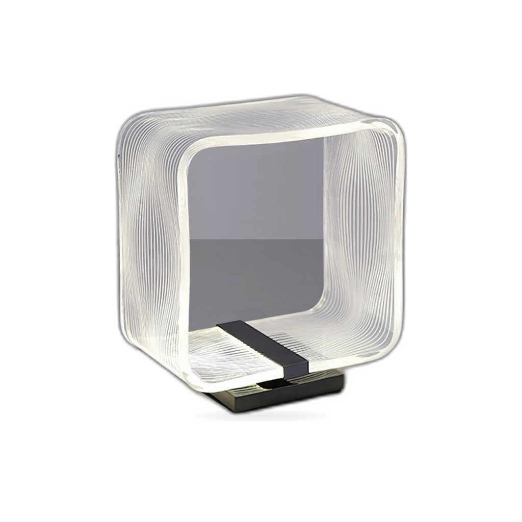 Wire Cube Table Lamp by Tavilume — white background table lamp product image