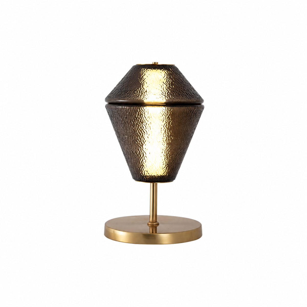 Totem Table Lamp by Tavilume - glass medium table lamp, view 1