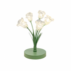 Tulip Flower Table Lamp by Tavilume - glass medium table lamp, view 1